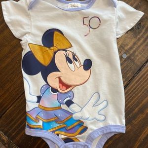 Minnie Disney 50th anniversary onesie